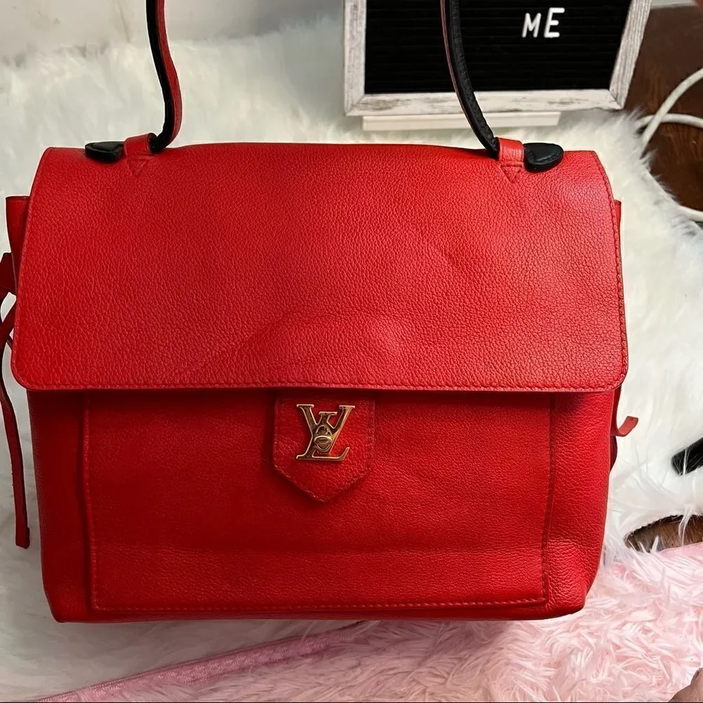 LOUIS vuitton calfskin lockme pm orient